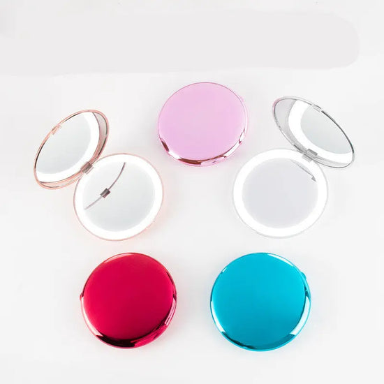 Mini Make up Pocket Mirror with Led Light - LV B&B Shop