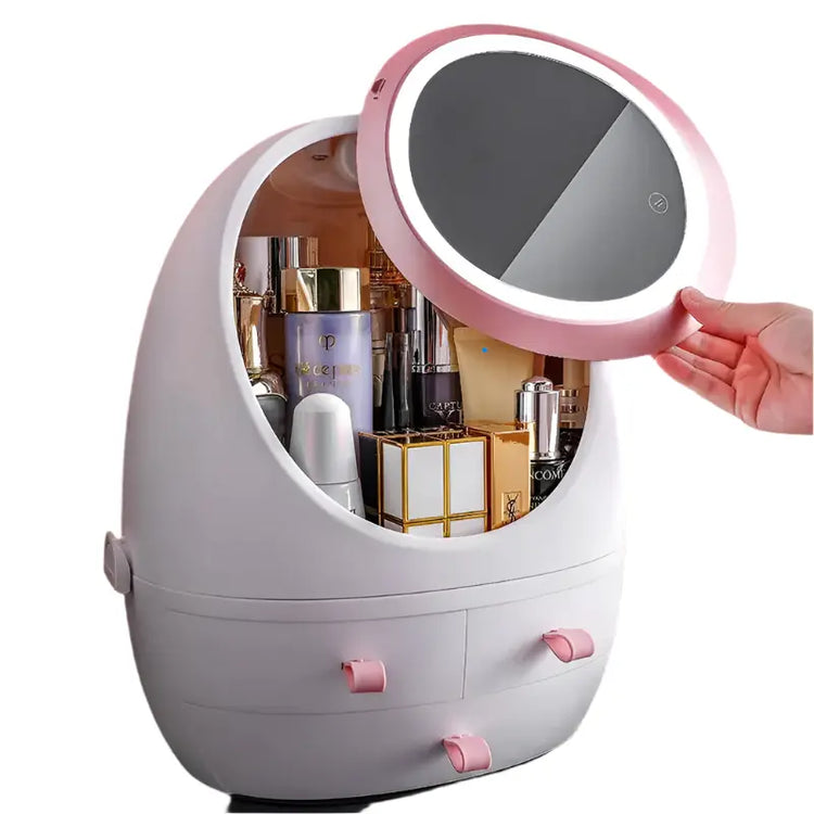 GlamHub-Cosmetic Mirror Organizer Zendrop