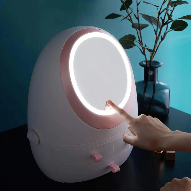 GlamHub-Cosmetic Mirror Organizer Zendrop