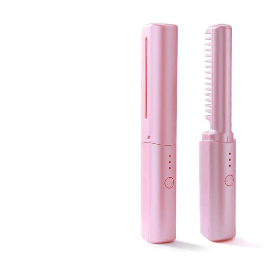 Wireless Hair Straightening and Curling Comb - LV B&B Shop