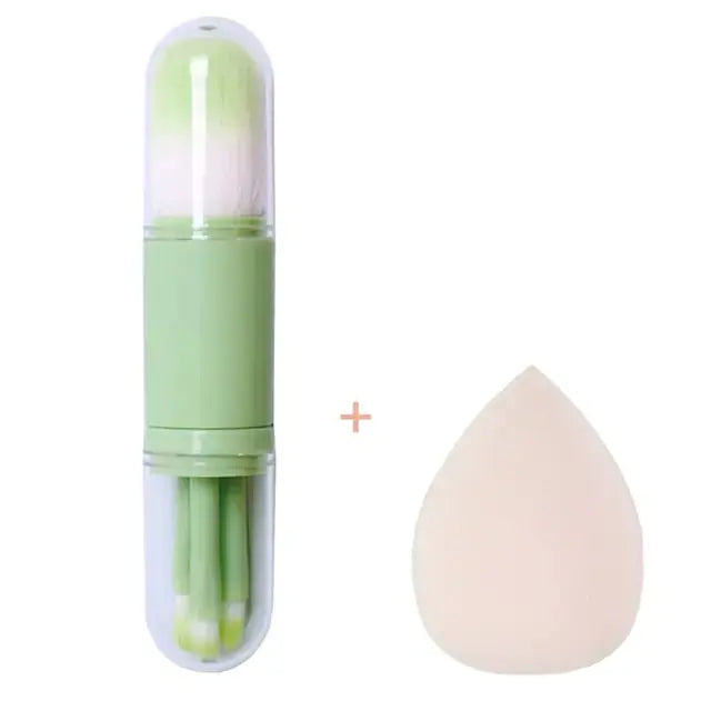 4-in-1 Retractable Mini Makeup Brush Set Eye and Skin Tone Brushes Zendrop