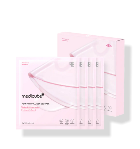 Medicube PDRN Pink Collagen Gel Mask 28g 4 pieces KOREALY