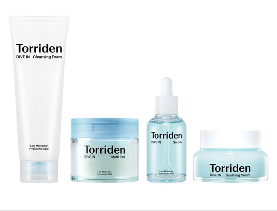 Torriden DIVE IN Hyaluronic Acid Skincare Set Full Size KOREALY