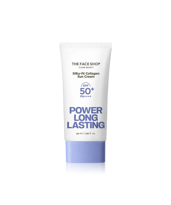 THE FACE SHOP Power Long Lasting Silky-fit Collagen Sun Cream SPF50+ PA++++ 50ml