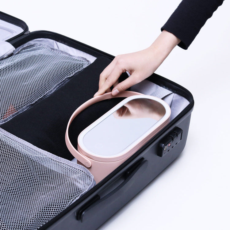 Mini Portable Make-Up Box Led Rechargeable Make-Up Mirror - LV B&B Shop