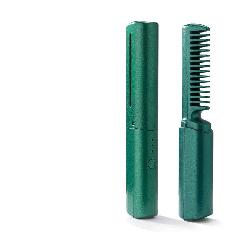 Wireless Hair Straightening and Curling Comb - LV B&B Shop
