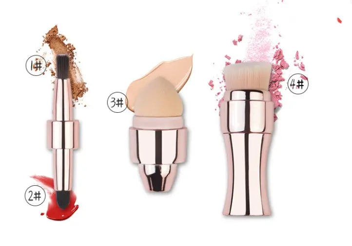 4-in-one  Portable Make up Brush - LV B&B Shop