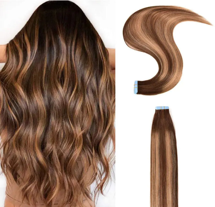 Invisible Tape in Human Hair Extensions - LV B&B Shop