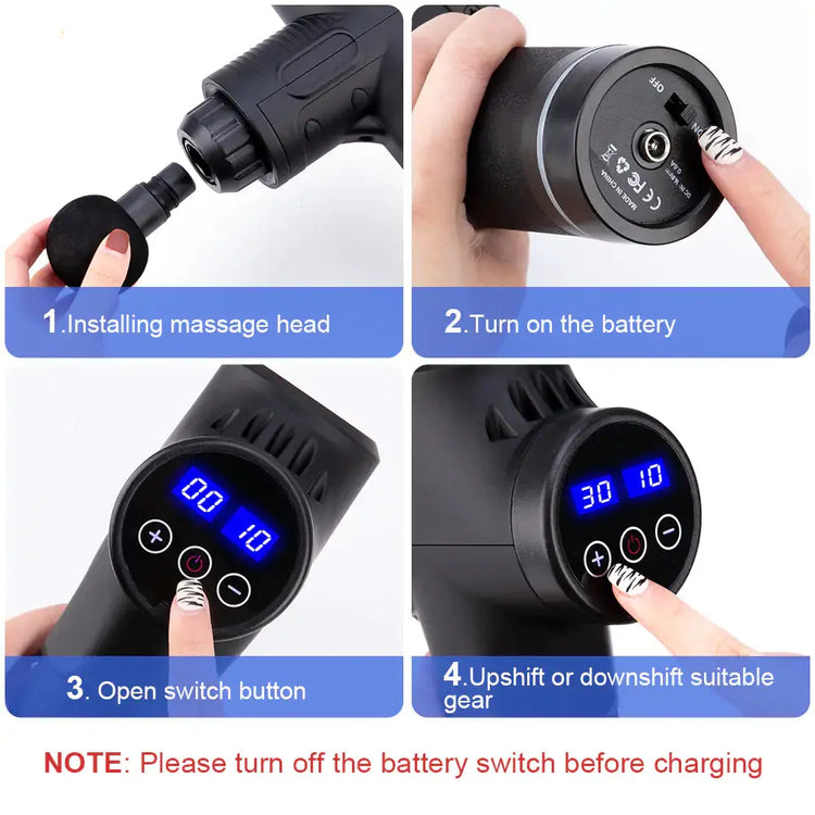 Massage Gun Relax High-frequency Zendrop