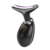 LED face and neck lifting massager with multi-color light therapy.