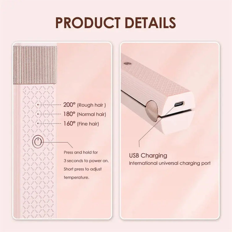 Wireless MIni Hair Straightener - LV B&B Shop