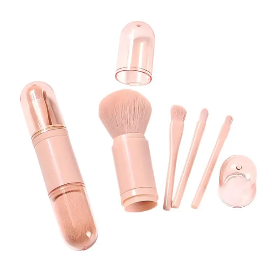 4-in-1 Retractable Mini Makeup Brush Set Eye and Skin Tone Brushes Zendrop