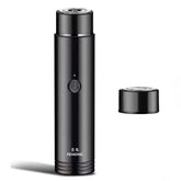 Mini Portable Shaver, compact and rechargeable grooming device.