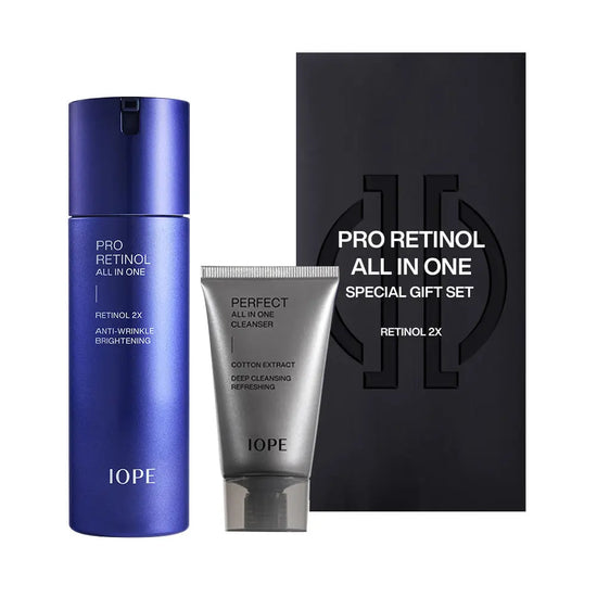 IOPE Men Pro Retinol All In One 120ml+Cleansing Foam 