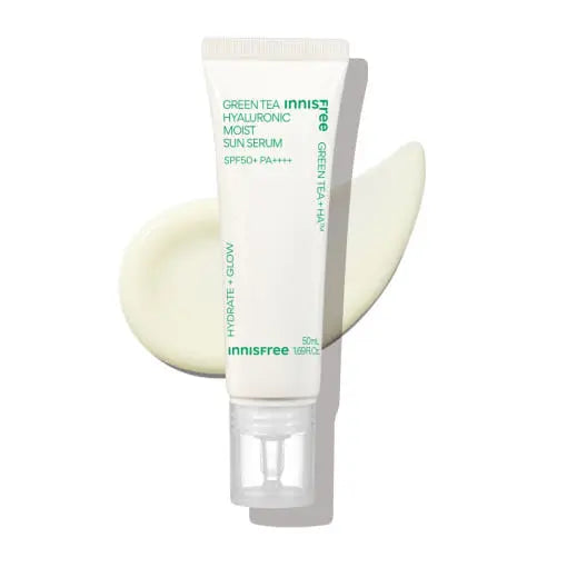 innisfree Green Tea Hyaluronic Moist Sun Serum 50ml SPF50+ PA++++ 