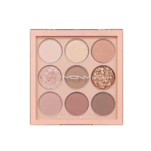 MACQUEEN New York 1001 Tone-On-Tone Shadow Palette Pro 9 9g 