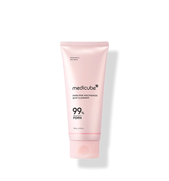 medicube pdrn pink niacinamide whip cleanser 120g 