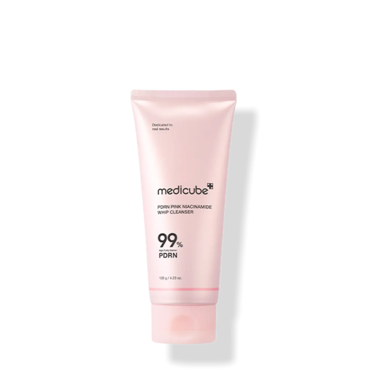 medicube pdrn pink niacinamide whip cleanser 120g 
