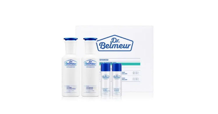 Dr.Belmeur Advanced Cica Skincare Set (Toner 150ml + Emulsion 150ml) 