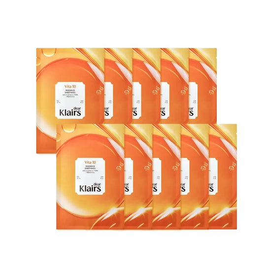 KLAIRS Vita 10 Radiance Sheet Mask Set 25ml X 10ea 
