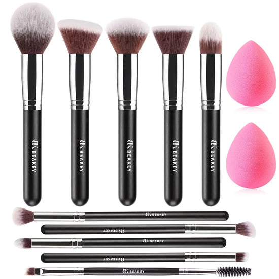 BEAKEY Pro Makeup Brush Kit with Blenders & Eye Brushes Zendrop